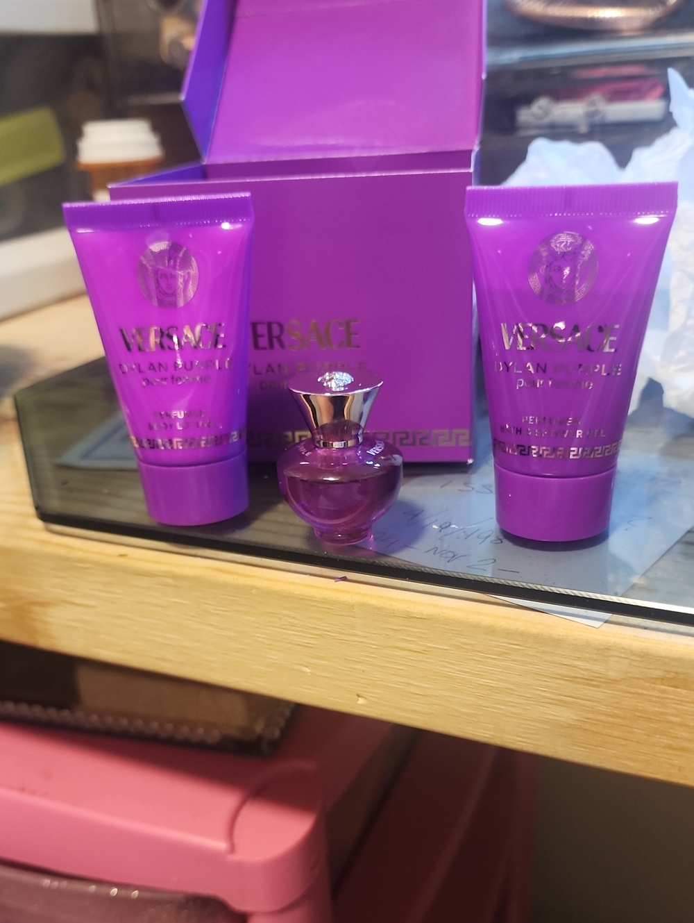 Versace Purple Mini Fragrance and Body Set
